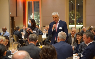 Claude IMAUVEN, Président de la Fondation et Odile GAUTHIER, Directrice de l'IMT