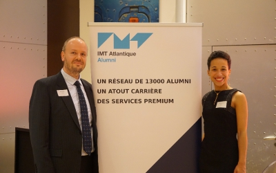 Des membres du bureau IMT Atlantique Alumni